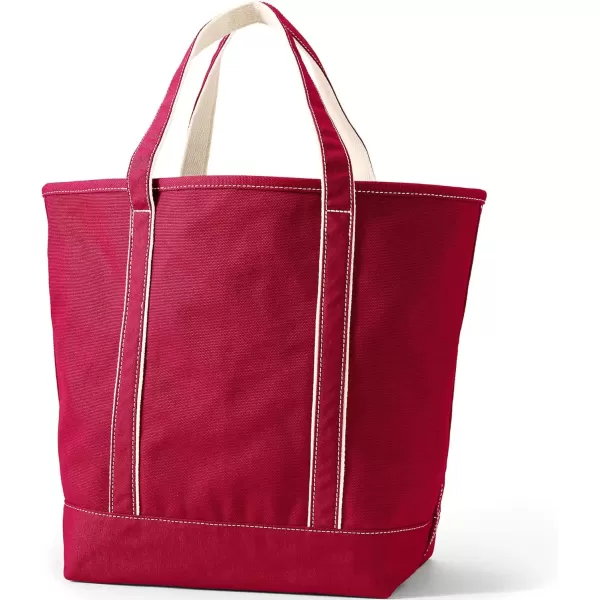 imageLands End Open Top Canvas Tote BagDeep Scarlet