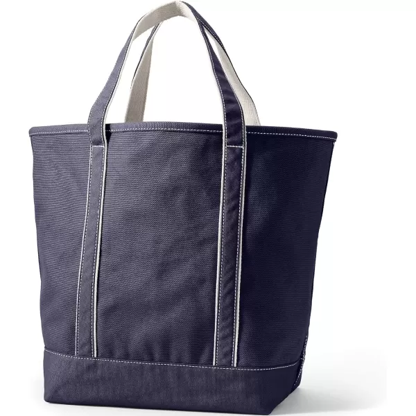 imageLands End Open Top Canvas Tote BagTrue Navy