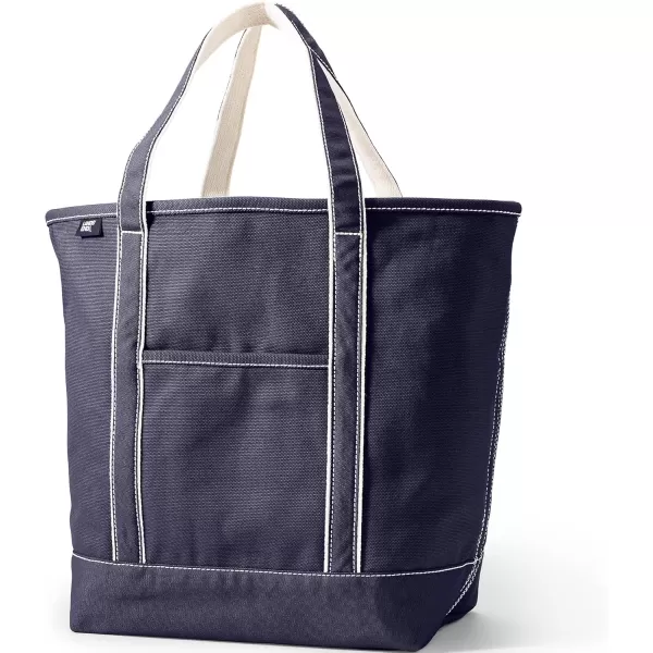 imageLands End Open Top Canvas Tote BagTrue Navy