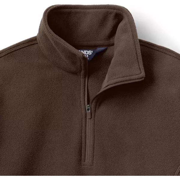 imageLands End Womens Anyweather Fleece Quarter Zip PulloverDeep Chocolate