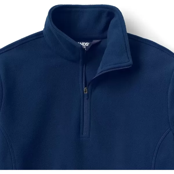 imageLands End Womens Anyweather Fleece Quarter Zip PulloverDeep Sea Navy