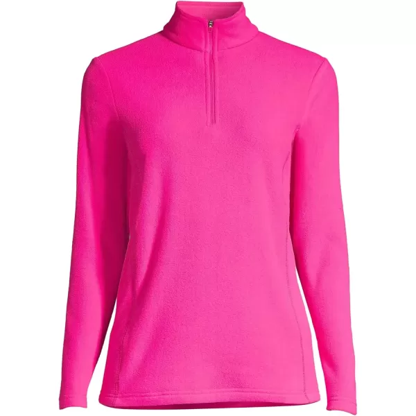 imageLands End Womens Anyweather Fleece Quarter Zip PulloverFuchsia Pink