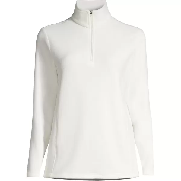 imageLands End Womens Anyweather Fleece Quarter Zip PulloverIvory