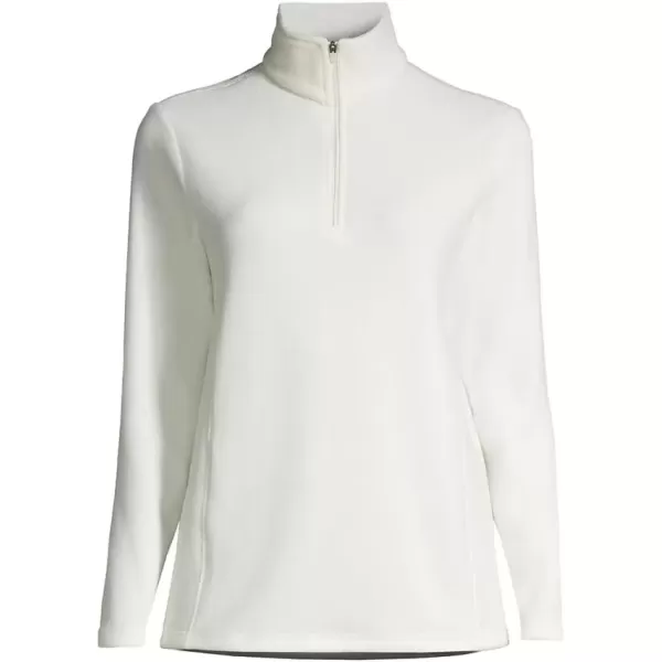 imageLands End Womens Anyweather Fleece Quarter Zip PulloverIvory