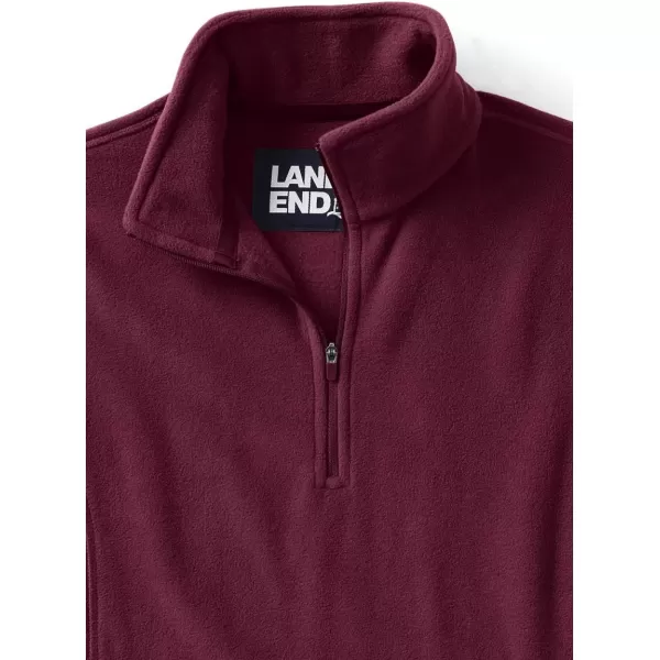 imageLands End Womens Anyweather Fleece Quarter Zip PulloverRich Burgundy