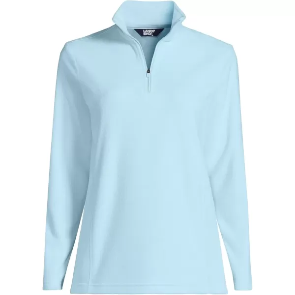 imageLands End Womens Anyweather Fleece Quarter Zip PulloverSubtle Blue