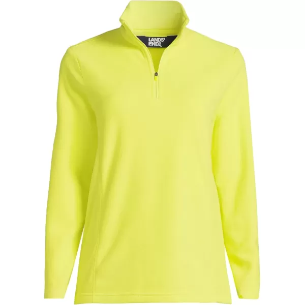 imageLands End Womens Anyweather Fleece Quarter Zip PulloverSunlight Lime