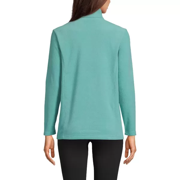 imageLands End Womens Anyweather Fleece Quarter Zip PulloverTeal Shadow