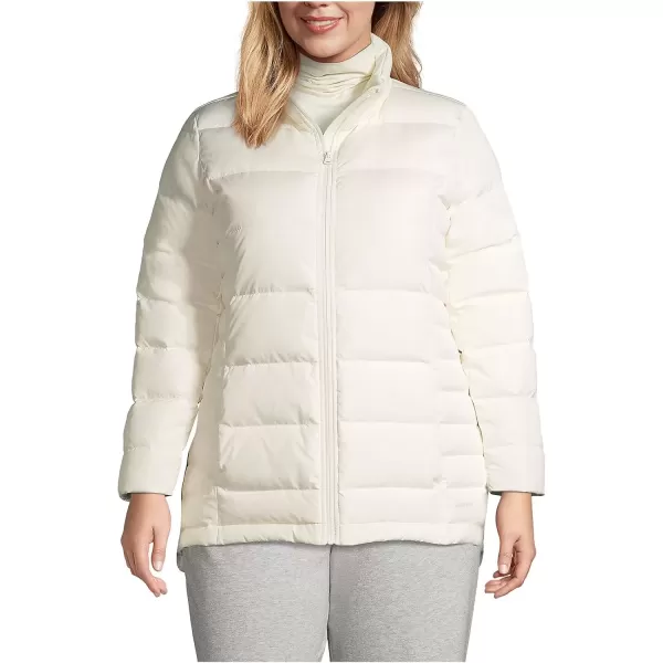 imageLands End Womens Down Puffer JacketIvory