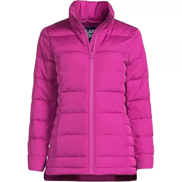 imageLands End Womens Down Puffer JacketMagenta Berry