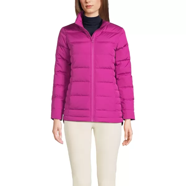 imageLands End Womens Down Puffer JacketMagenta Berry