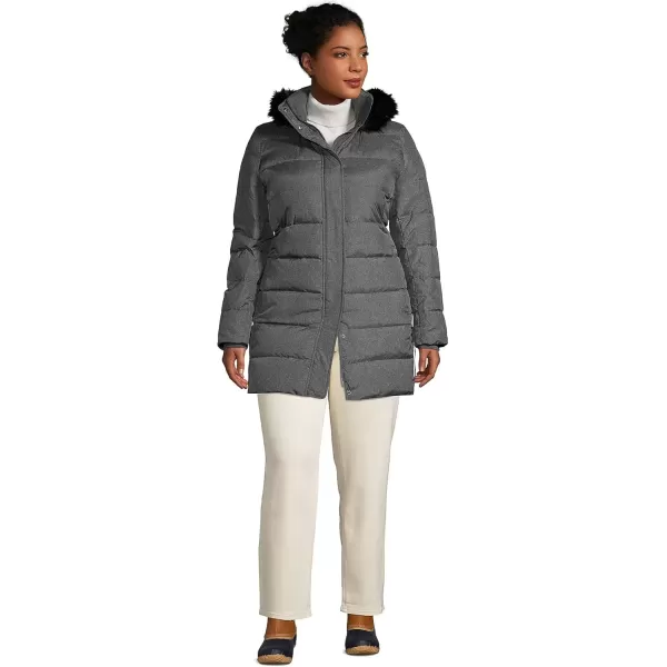 imageLands End Womens Down Winter CoatDark Stone Heather