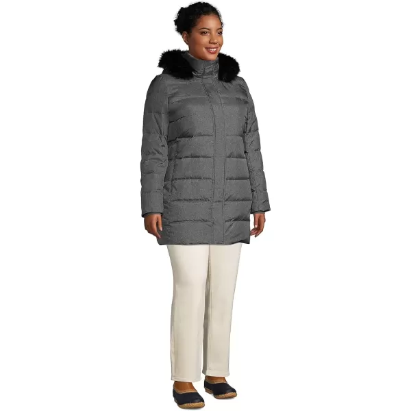 imageLands End Womens Down Winter CoatDark Stone Heather