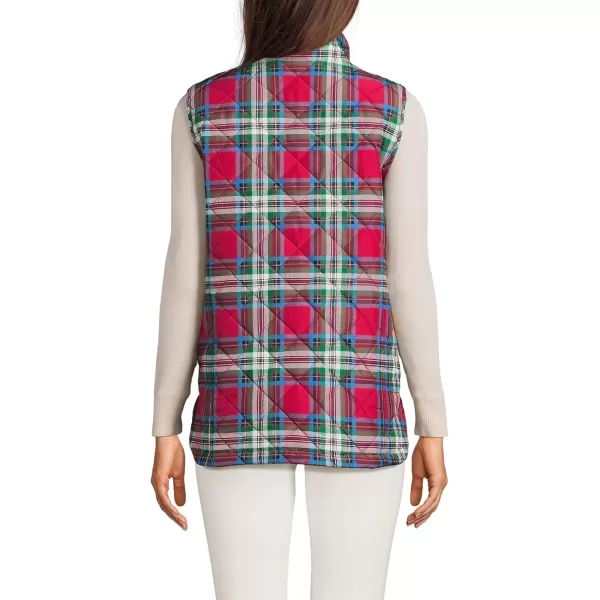 imageLands End Womens FeatherFree Insulated VestHeritage Red Plaid