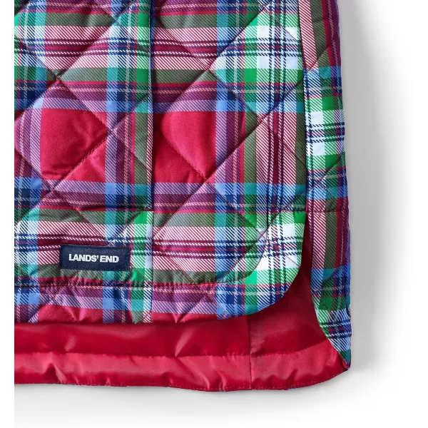 imageLands End Womens FeatherFree Insulated VestHeritage Red Plaid