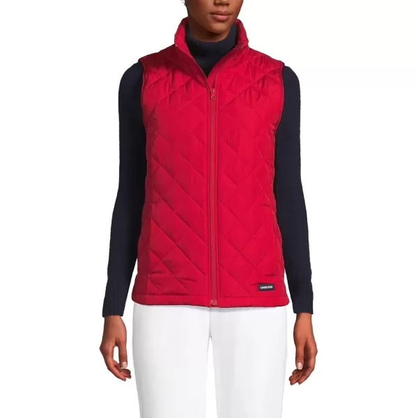 imageLands End Womens FeatherFree Insulated VestRed