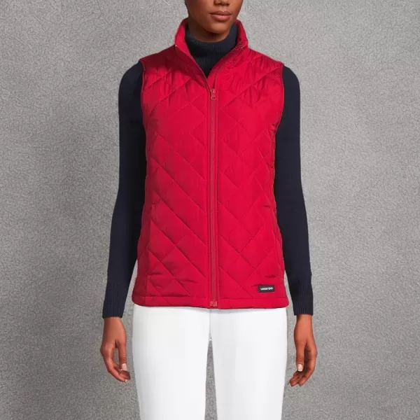 imageLands End Womens FeatherFree Insulated VestRed