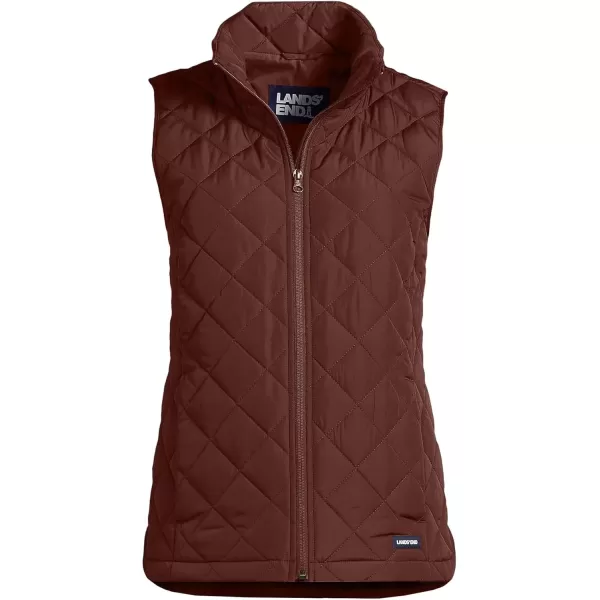 imageLands End Womens FeatherFree Insulated VestRustic Brown