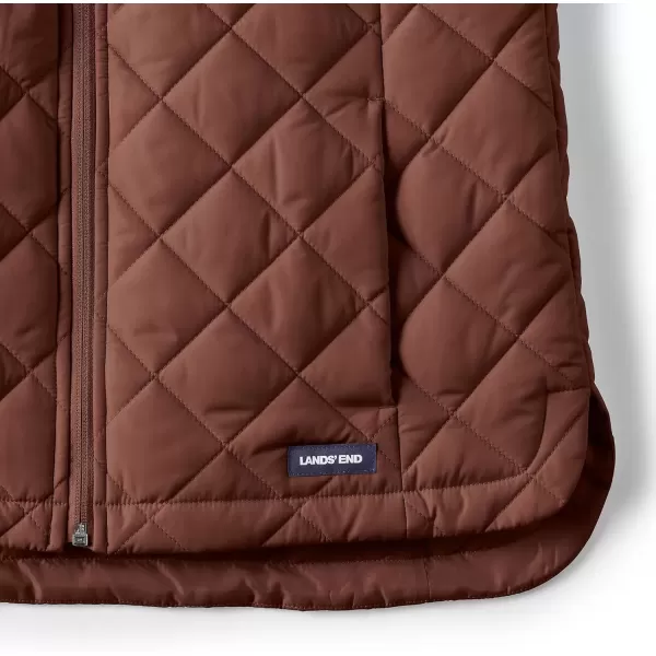 imageLands End Womens FeatherFree Insulated VestRustic Brown