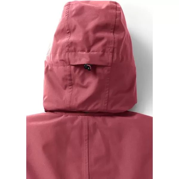 imageLands End Womens Hooded Waterproof Long RaincoatBurnt Clay