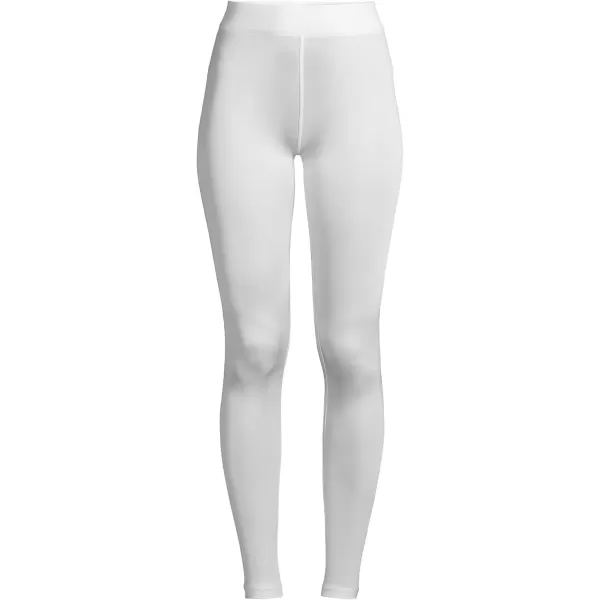 imageLands End Womens Silk Interlock Long Underwear Leggings PantsIvory