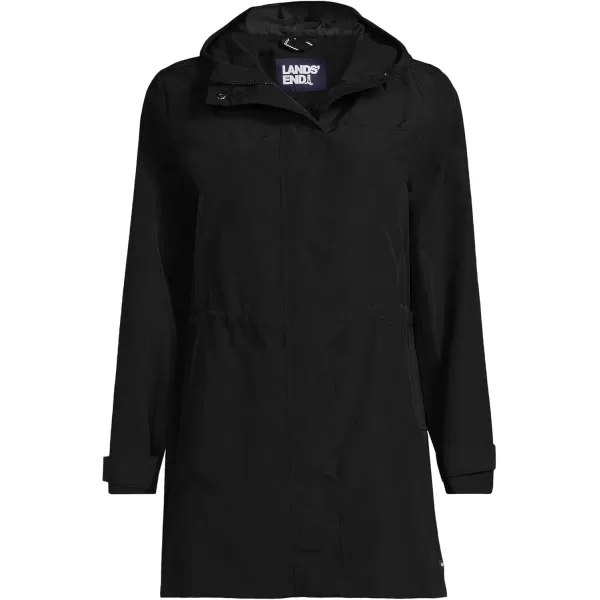 imageLands End Womens Squall Waterproof Hooded RaincoatBlack