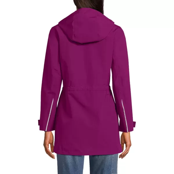 imageLands End Womens Squall Waterproof Hooded RaincoatPersian Plum