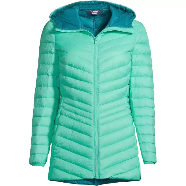 imageLands End Womens Ultralight Packable Down JacketAqua Mint