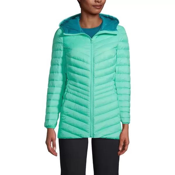 imageLands End Womens Ultralight Packable Down JacketAqua Mint