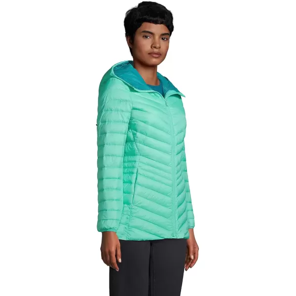 imageLands End Womens Ultralight Packable Down JacketAqua Mint