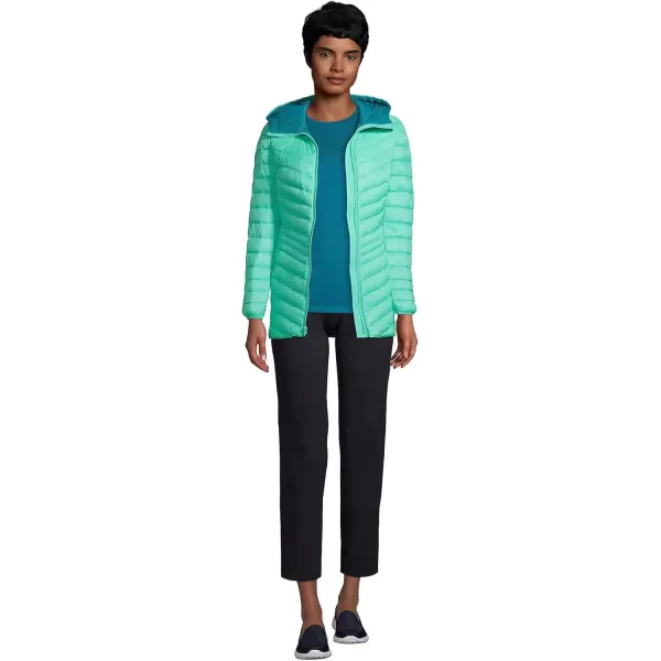 imageLands End Womens Ultralight Packable Down JacketAqua Mint