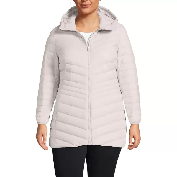 imageLands End Womens Ultralight Packable Down JacketDusk Gray