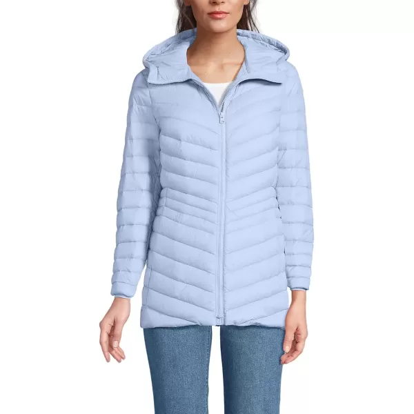 imageLands End Womens Ultralight Packable Down JacketLight Cornflower