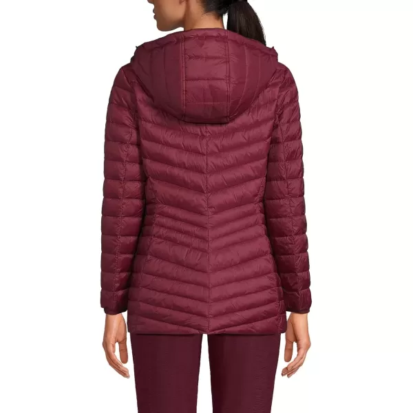 imageLands End Womens Ultralight Packable Down JacketRich Burgundy