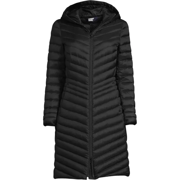 imageLands End Womens Ultralight Packable Long Down CoatBlack