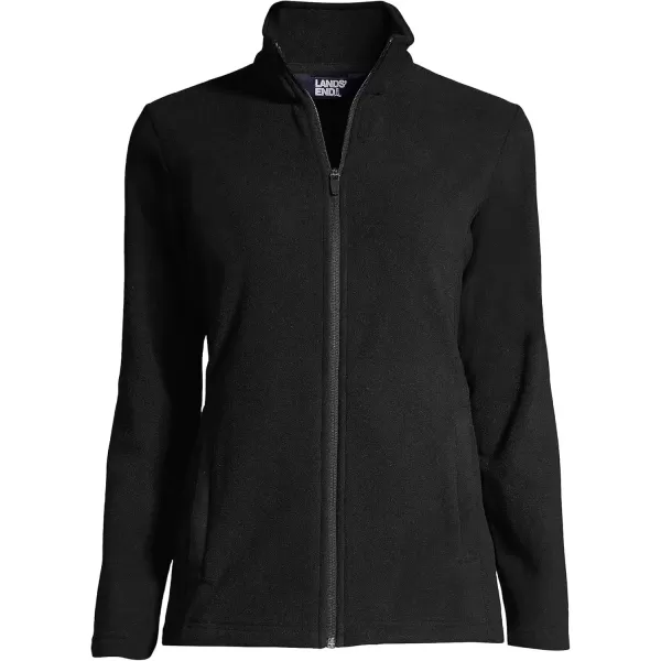 imageLands End Womens Anyweather Fleece Full Zip JacketBlack