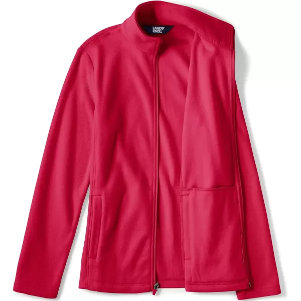 imageLands End Womens Anyweather Fleece Full Zip JacketRich Red