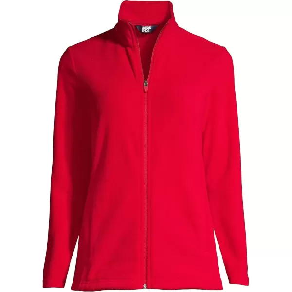 imageLands End Womens Anyweather Fleece Full Zip JacketRich Red