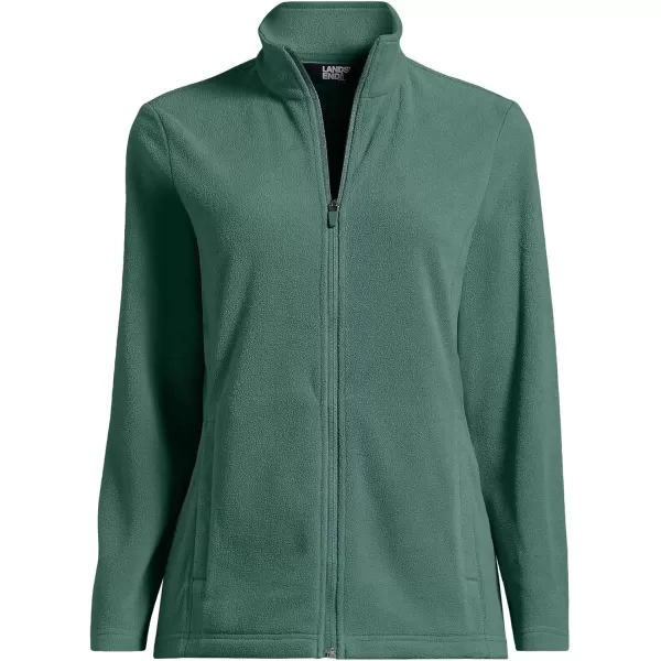 imageLands End Womens Anyweather Fleece Full Zip JacketWashed Evergreen