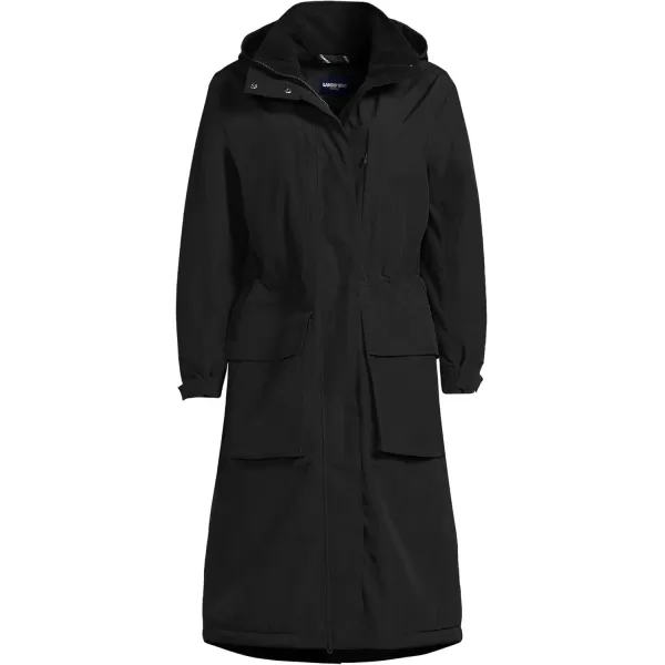 imageLands End Womens Squall Waterproof Insulated Winter Stadium CoatBlack