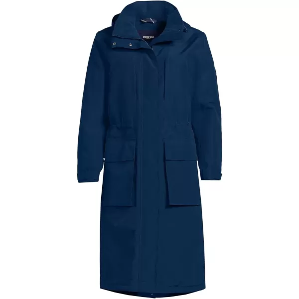 imageLands End Womens Squall Waterproof Insulated Winter Stadium CoatDeep Sea Navy