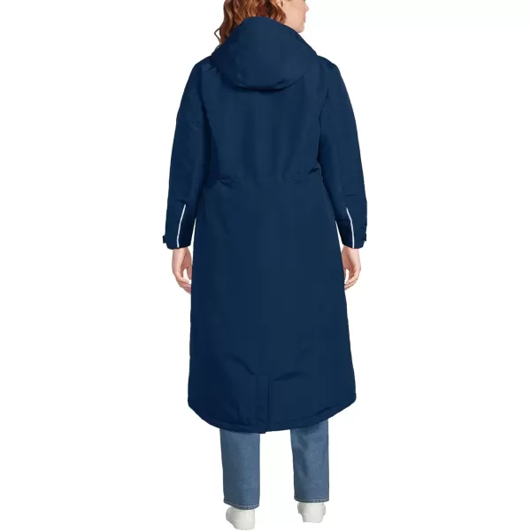 imageLands End Womens Squall Waterproof Insulated Winter Stadium CoatDeep Sea Navy