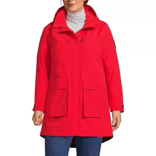 imageLands End Womens Squall Winter ParkaBright Cherry