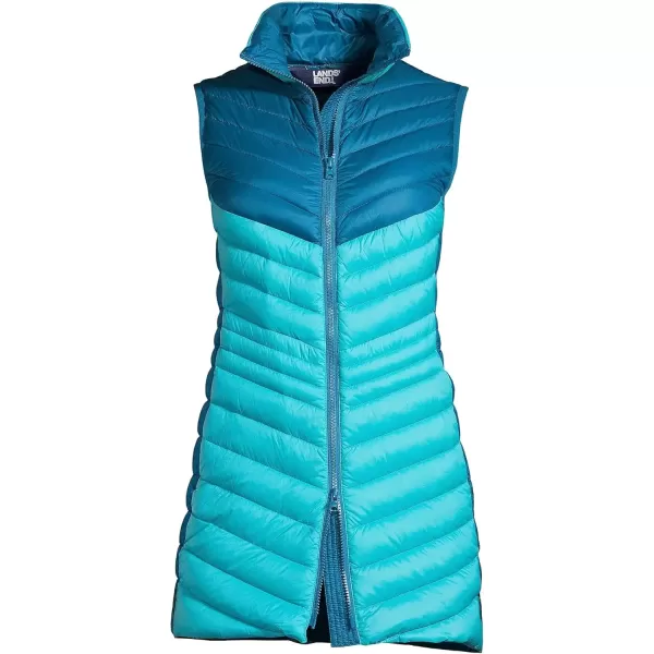 imageLands End Womens Ultralight Packable Down VestBaltic Teal