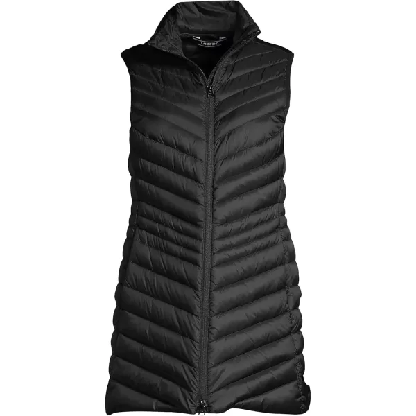 imageLands End Womens Ultralight Packable Down VestBlack