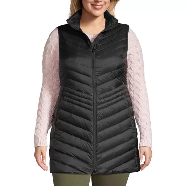 imageLands End Womens Ultralight Packable Down VestBlack