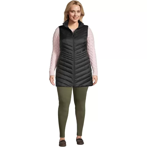 imageLands End Womens Ultralight Packable Down VestBlack