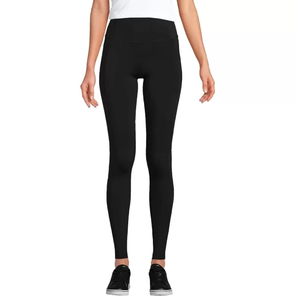 imageLands End Womens Active High Impact Pocket LeggingsBlack