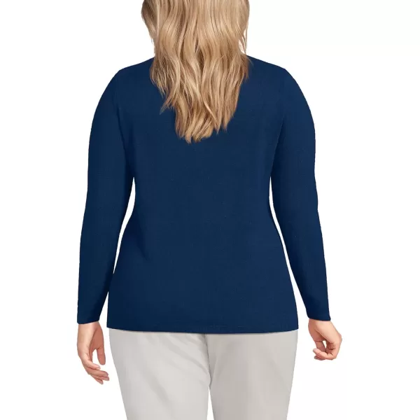 imageLands End Womens Cashmere Cardigan SweaterDeep Sea Navy