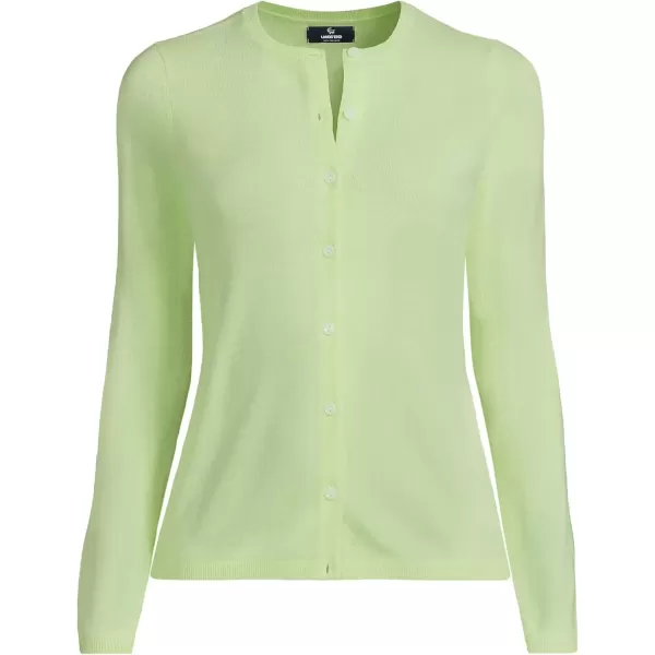 imageLands End Womens Cashmere Cardigan SweaterFluorescent Green